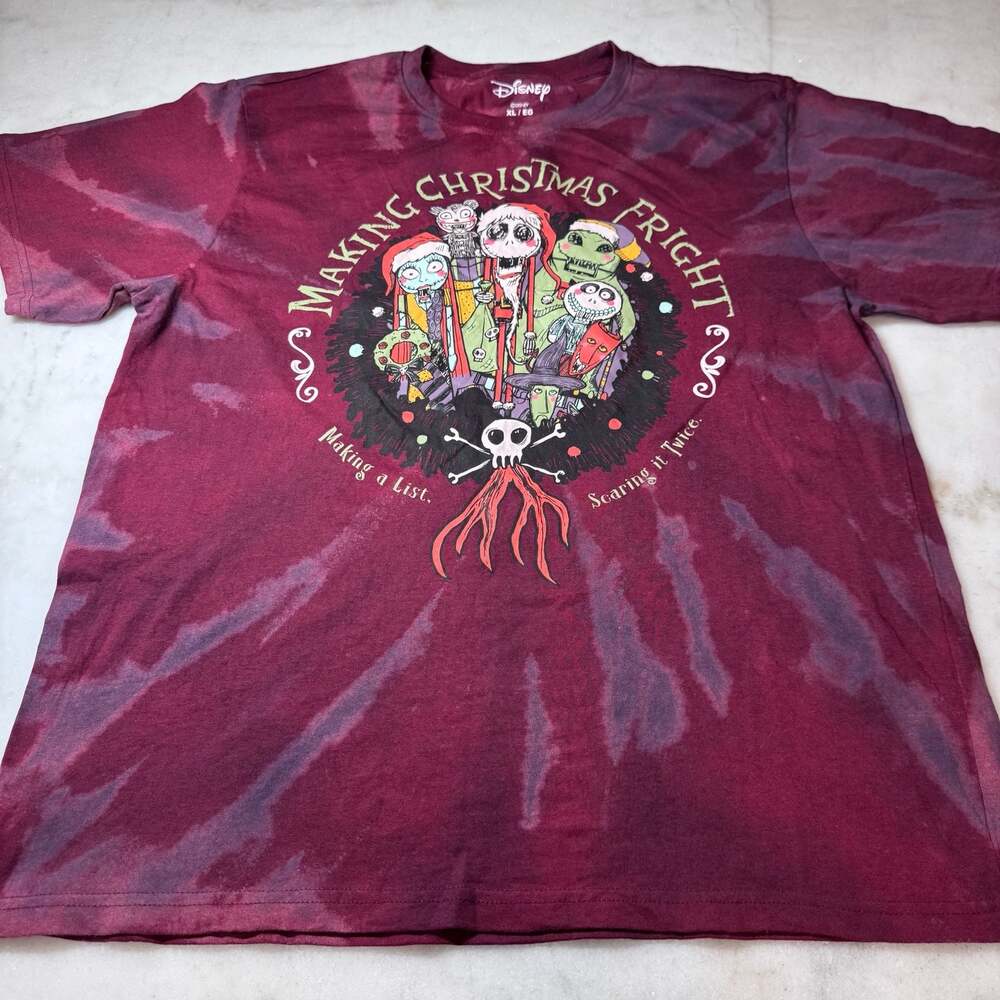 Disney The Nightmare Before Christmas Tie Dye T-Shirt XL